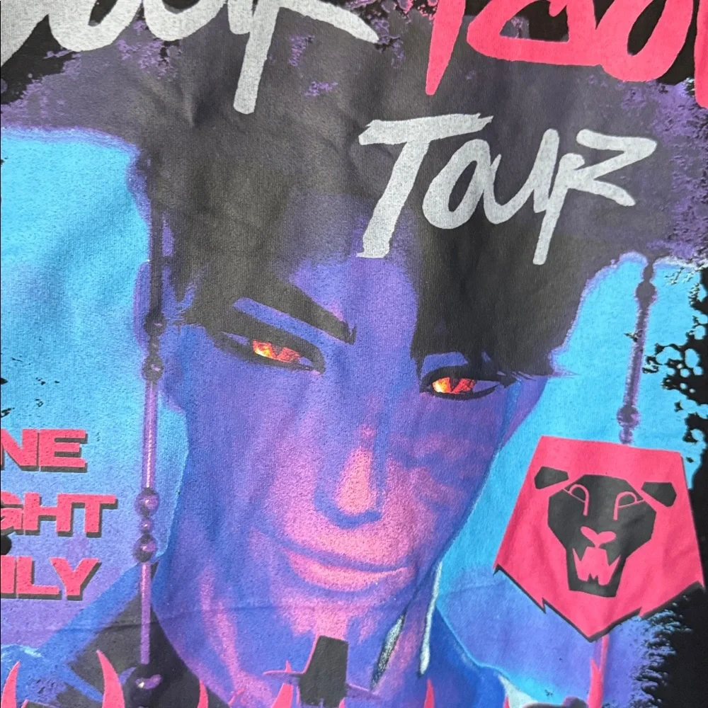 K-Pop Demon Hunters “Your Idol” Saja Boys Black T-Shirt Sz XL - Picture 3 of 6